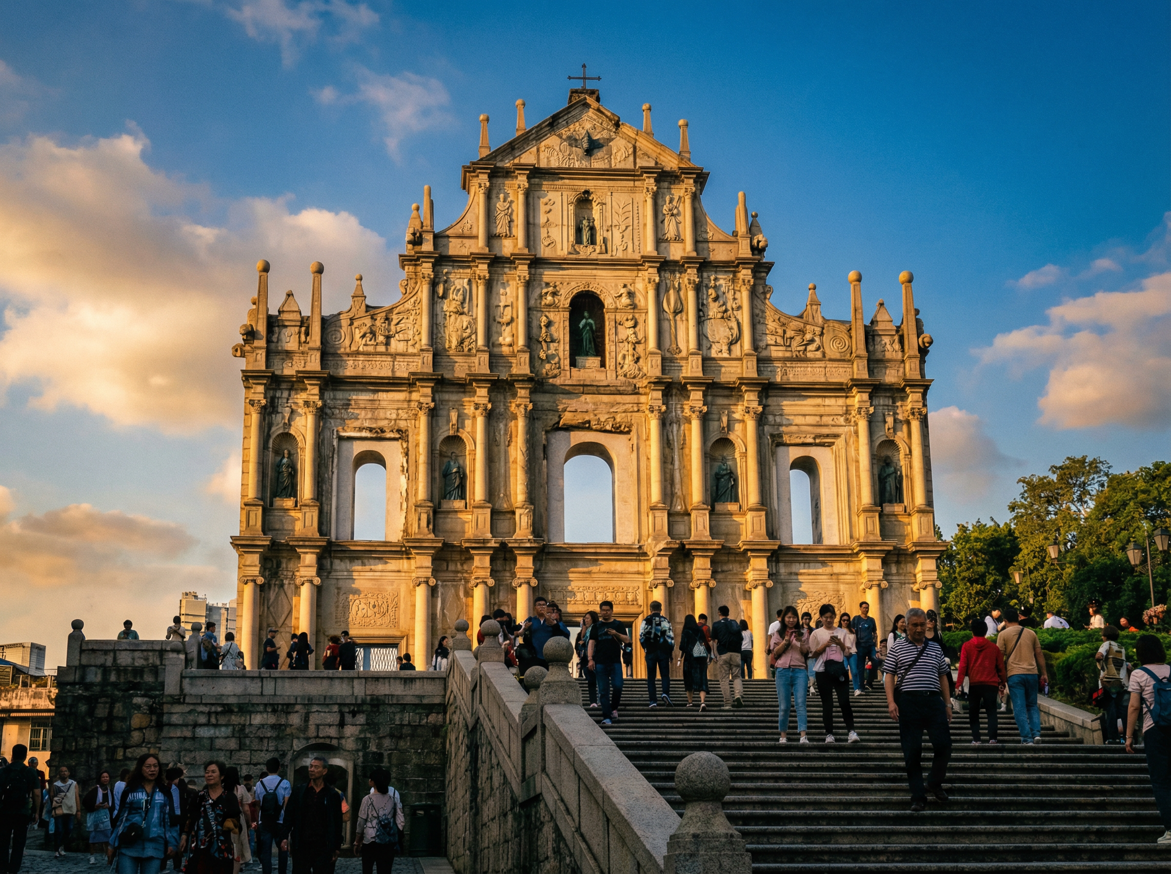 澳门彩票 - 大三巴牌坊历史建筑